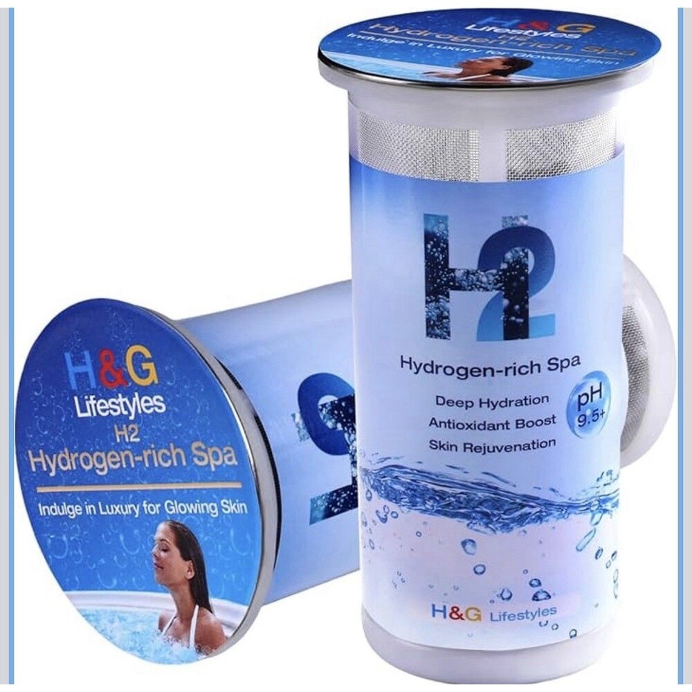 Hydrogen Rich Bath Packets H2 Spa Infusion Detox Relaxation 2 Pack